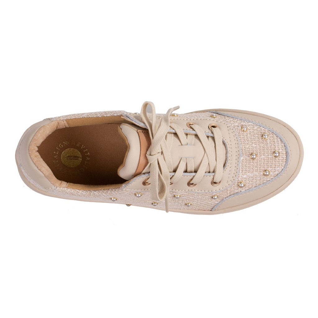 Revitalign Belmont Pearl Sneaker - Sand - Product View - 7