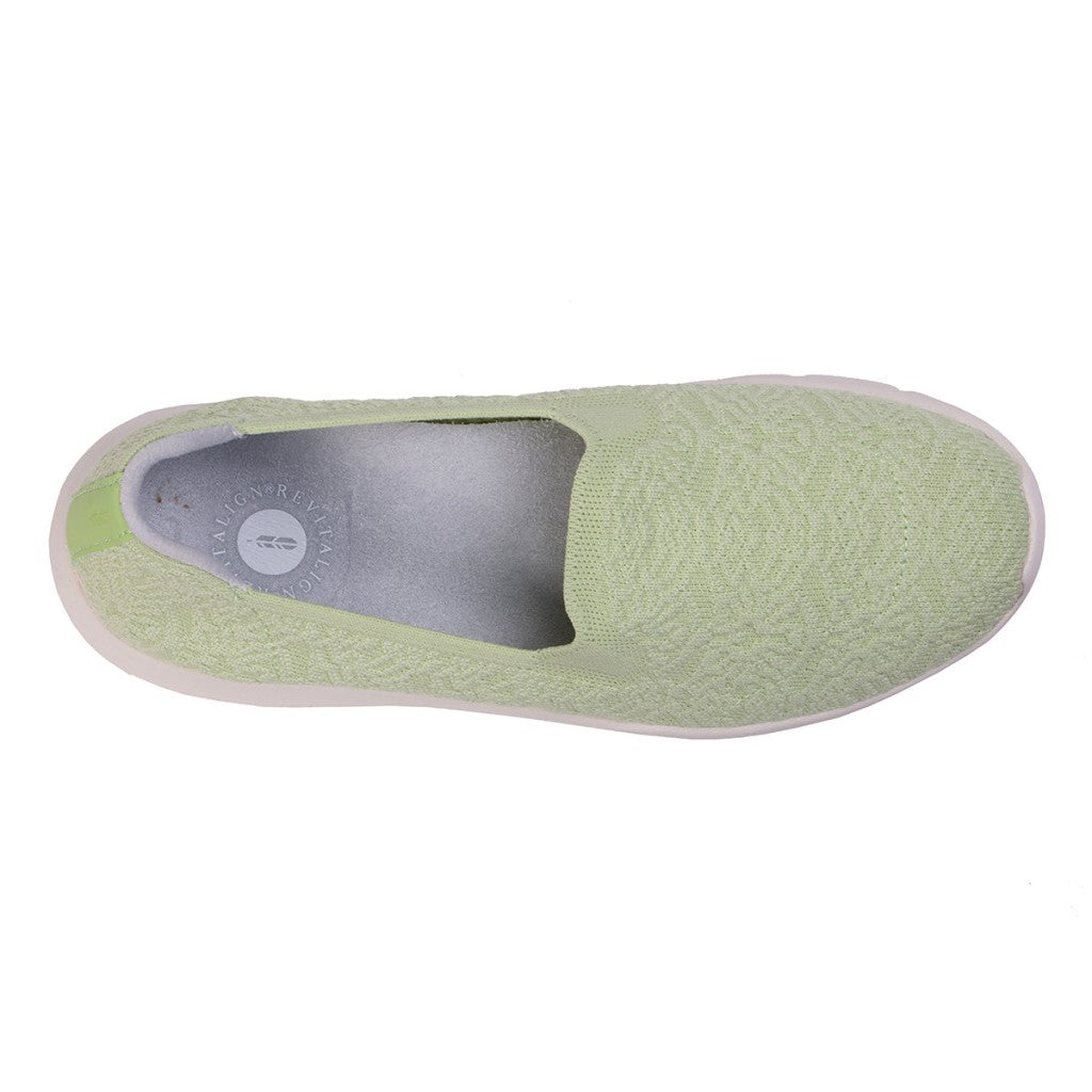 Revitalign Comfort Stretch Damask Supportive Women's Shoes - Aloe - Product View - 7