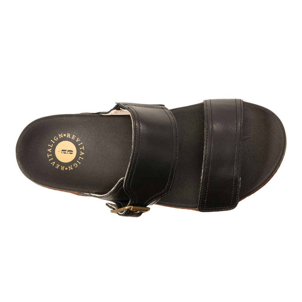 Revitalign Nova Jane Supportive Wedge Women's Sandals - Black - Product View - 7