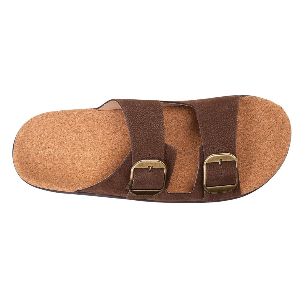 Revitalign Paxton Slide Men's Sandals - Bison - Product View - 7
