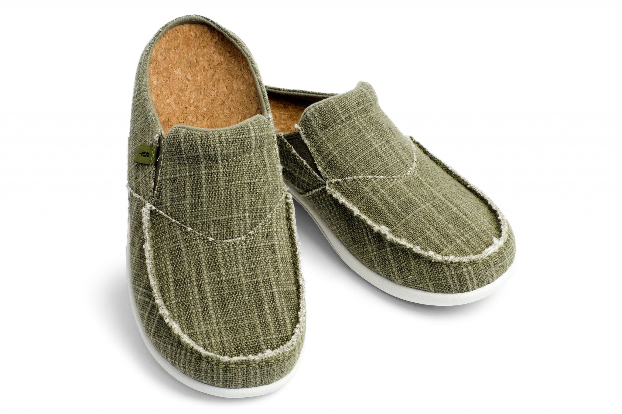 Revitalign Siesta Canvas Slide Supportive Orthotic Women's Shoes - Olive - Product View - 7