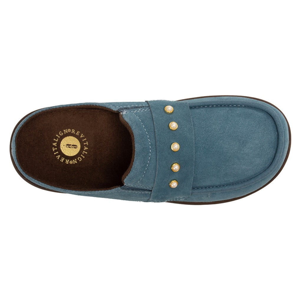Revitalign Siesta Franny Supportive Slip-On Women's Shoes - Bluestone - Product View - 7