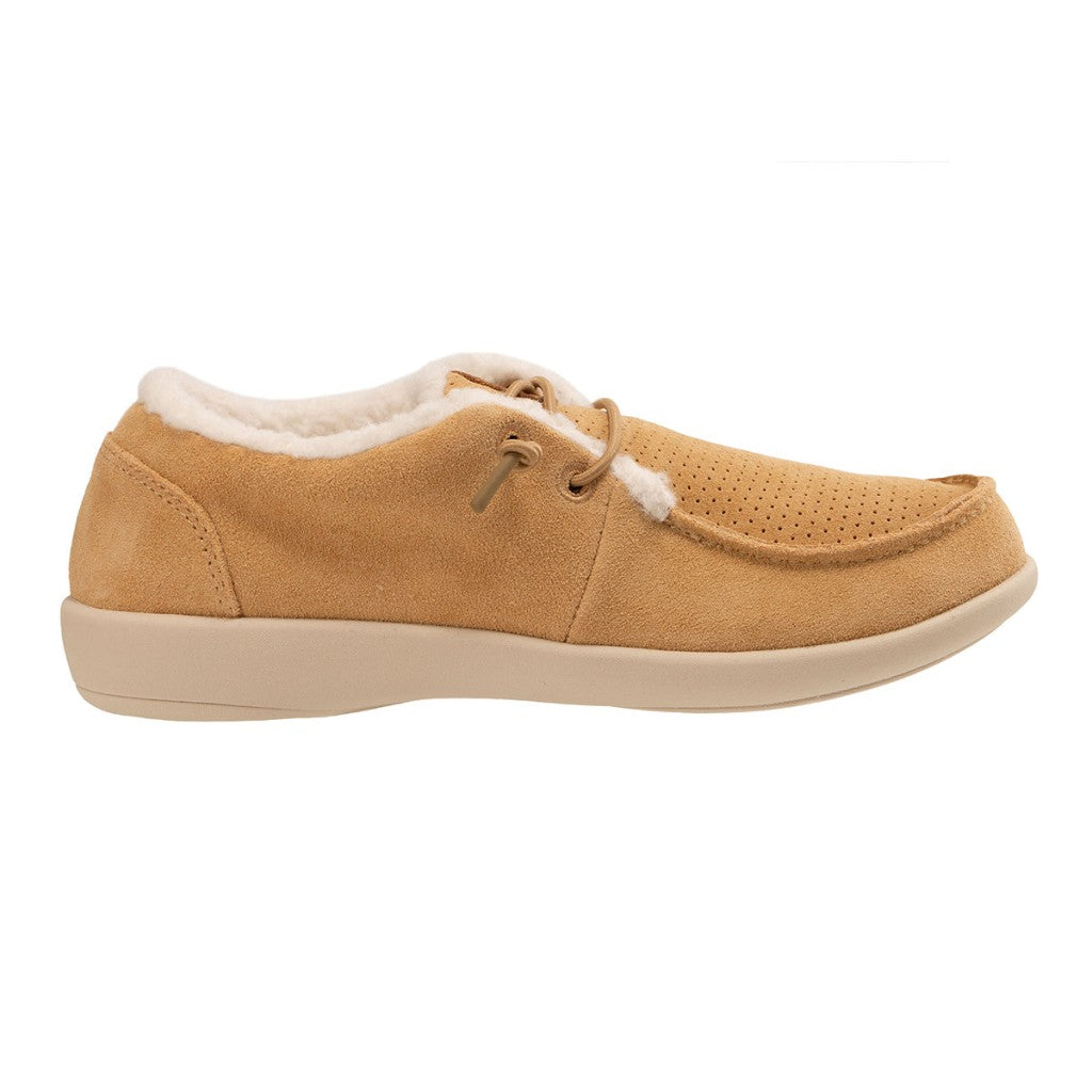 Revitalign Siesta Wallaby Orthotic Slip-On Women's Shoes - Tan - Product View - 1