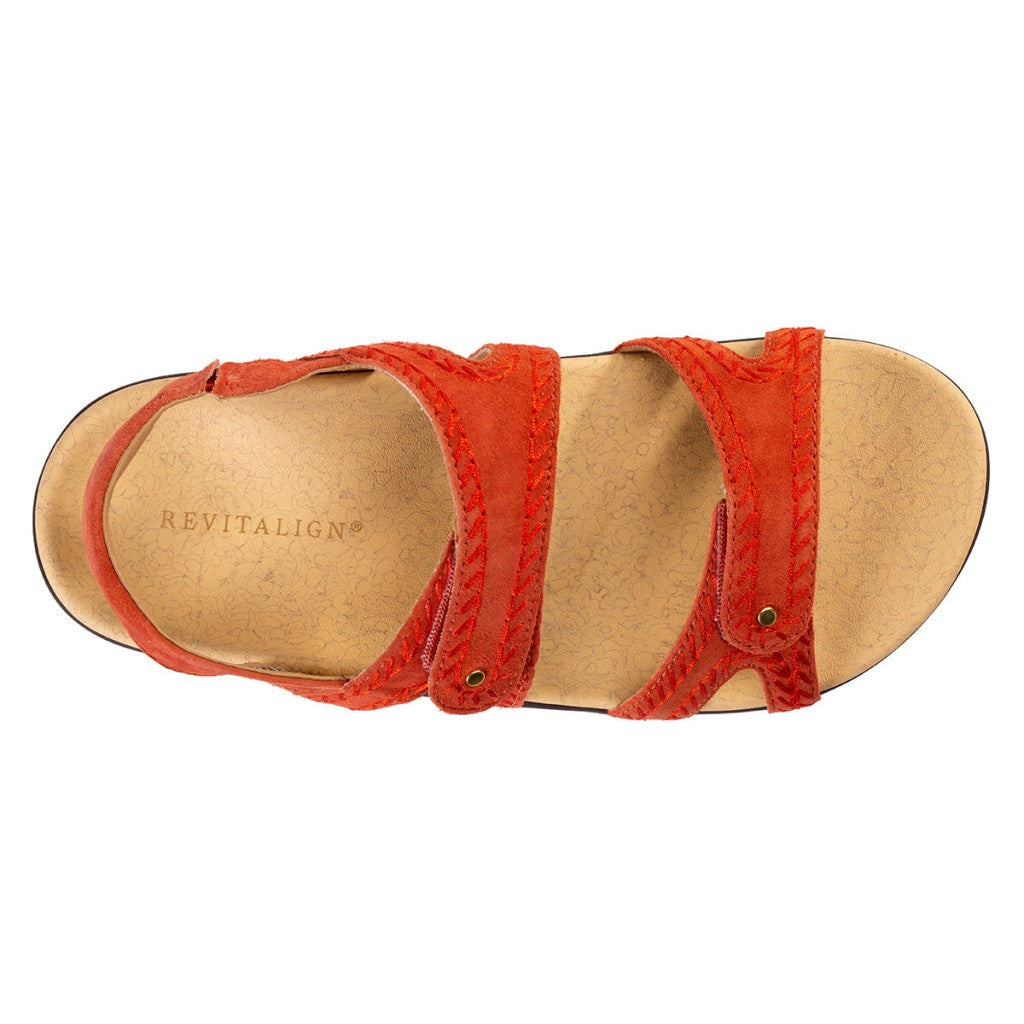 Revitalign Verra Backstrap Orthotic Comfort Women's Sandals - Rooibos Tea - Product View - 7