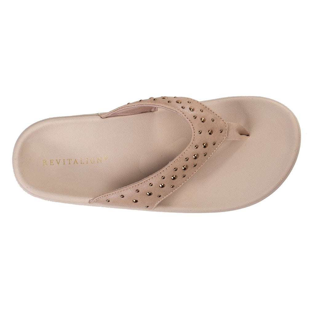 Revitalign Yumi Fresca Orthotic Support Comfort Women's Sandals - Sand - Product View - 7