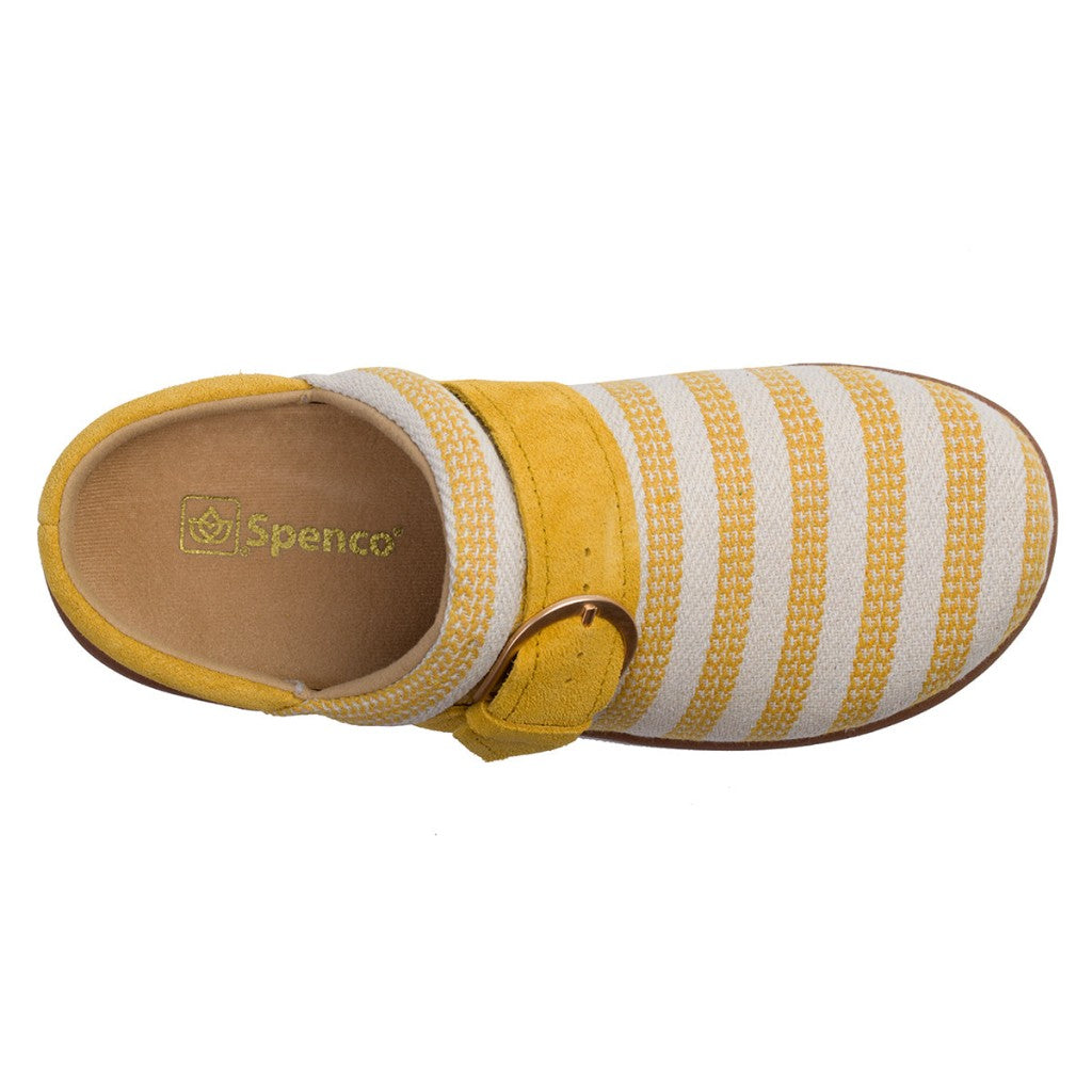 Spenco Aria Stripe Slide Supportive Comfort Women's Shoes - Yellow - Product View - 7