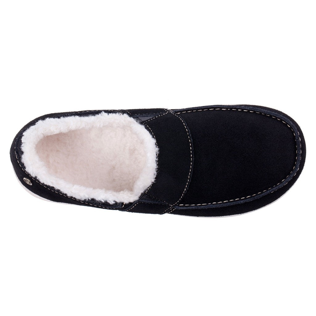 Spenco Fiesta Cozy Slip-On Women's Slippers - Black - Product View - 6