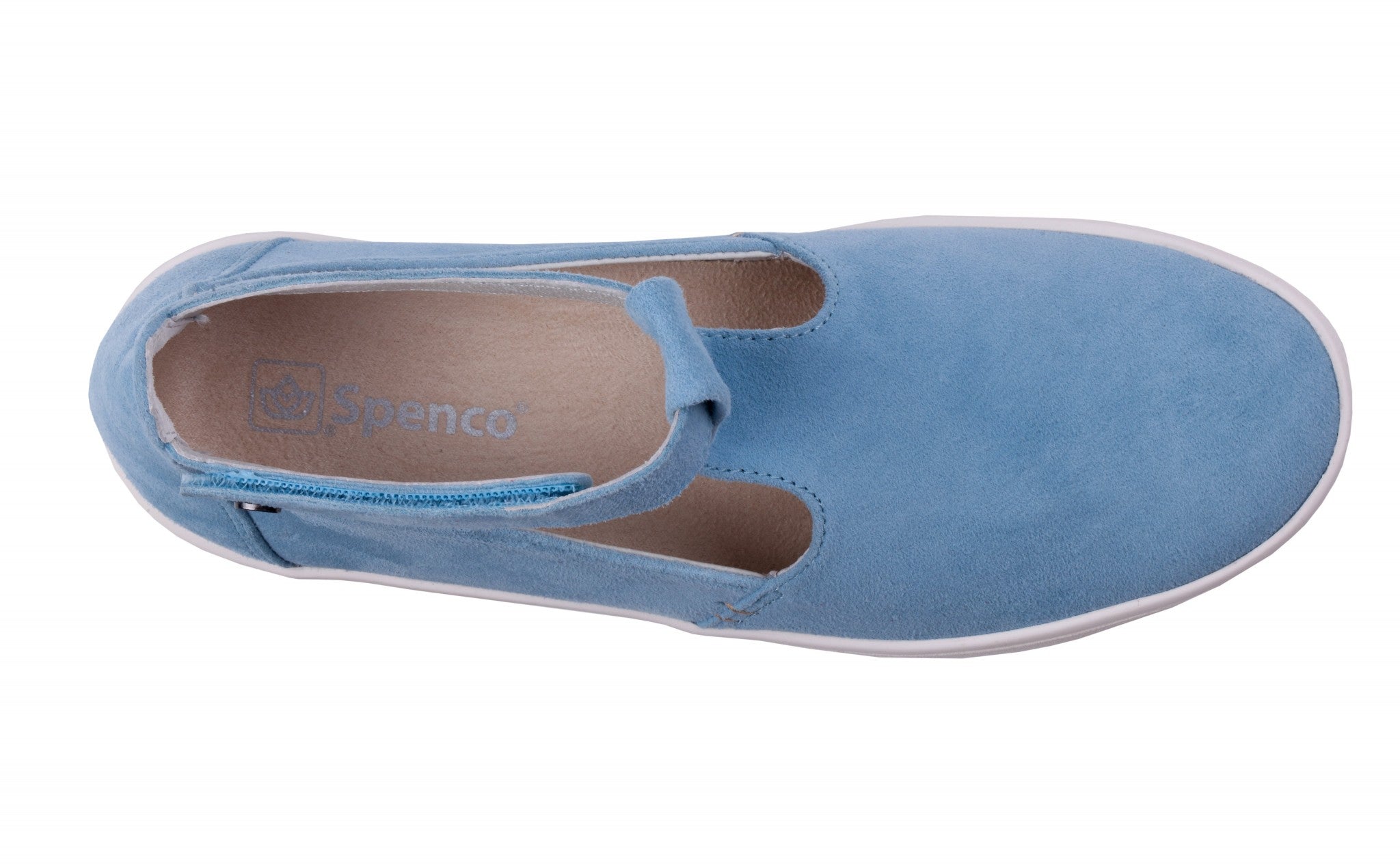 Spenco Indigo Sneaker Cushioned Orthotic Support Women's Shoes - Bluestone - Product View - 4