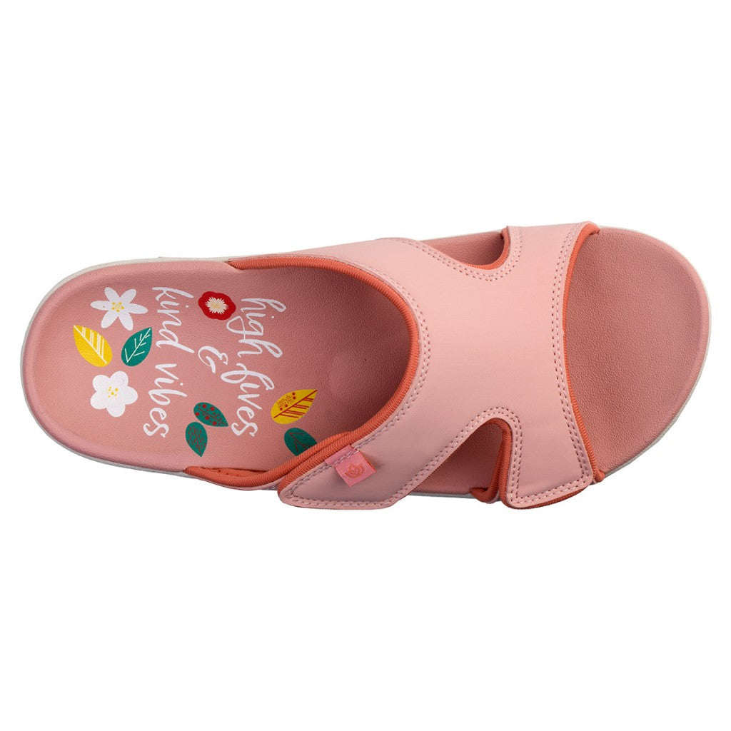Spenco Kholo High Fives Cushioned Support Women's Sandals - Coral Cloud - Product View - 7