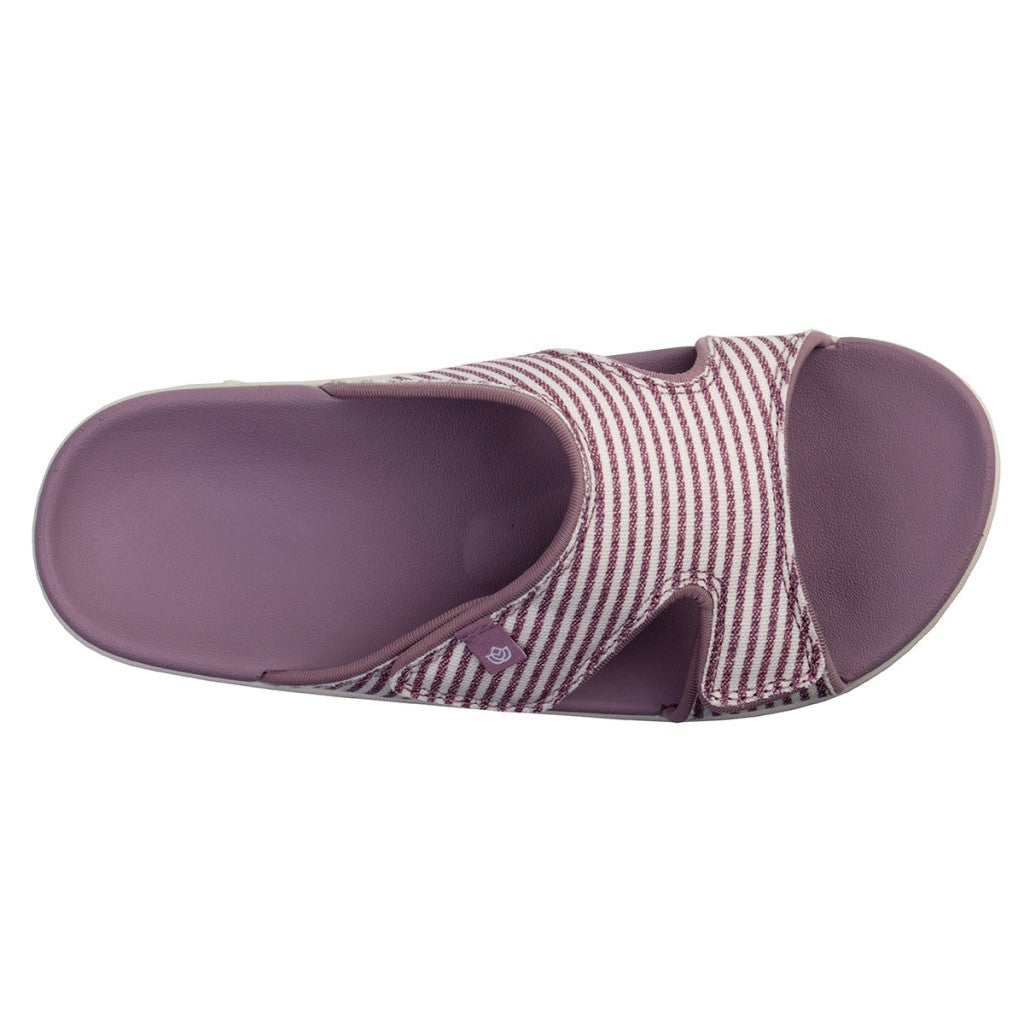 Spenco Kholo Stripe Full Contact Comfort Women's Sandals - Elderberry - Product View - 7