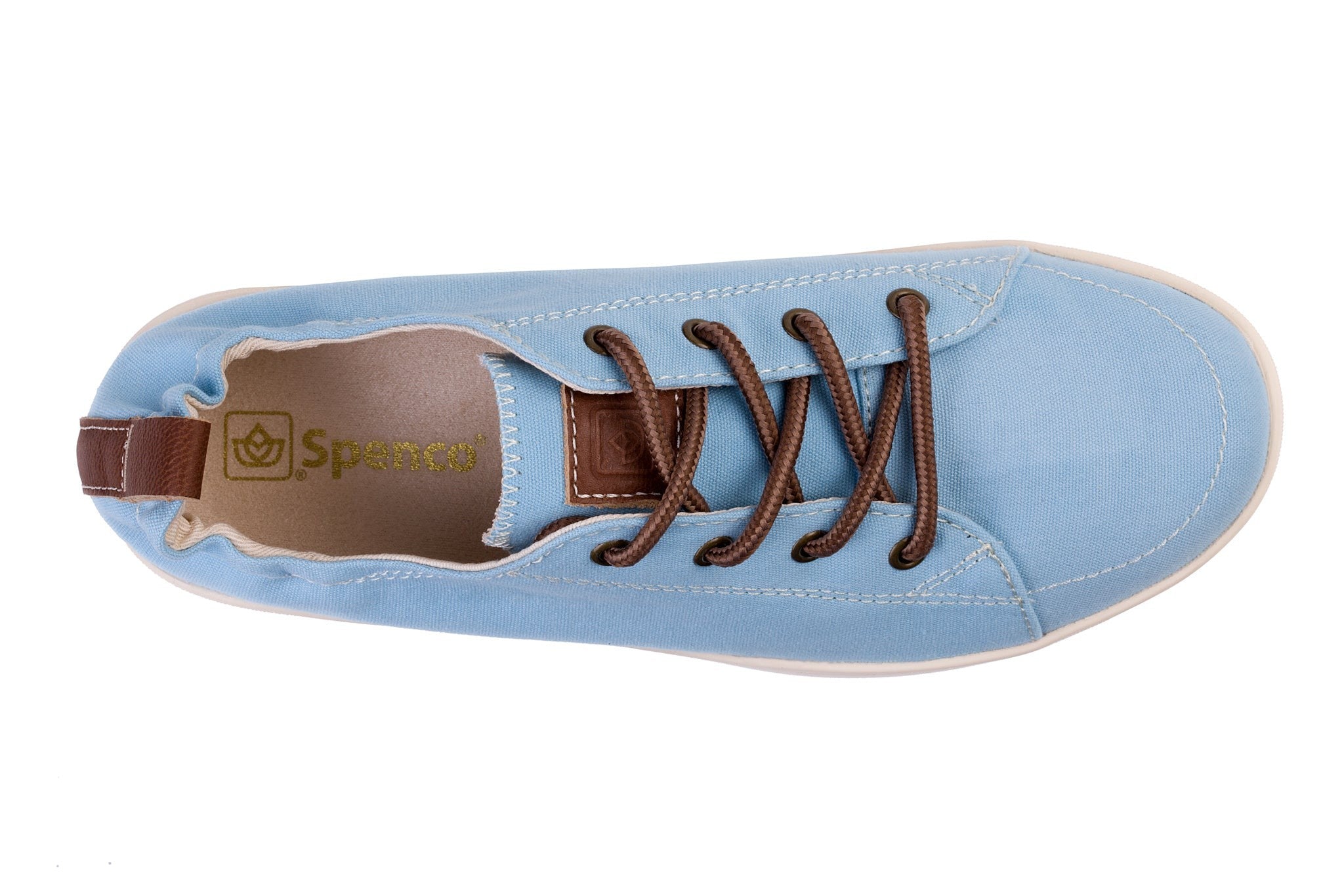 Spenco Santa Clara Canvas Women's Shoes with Full Contact Comfort and Support - Blue Glass - Product View - 7