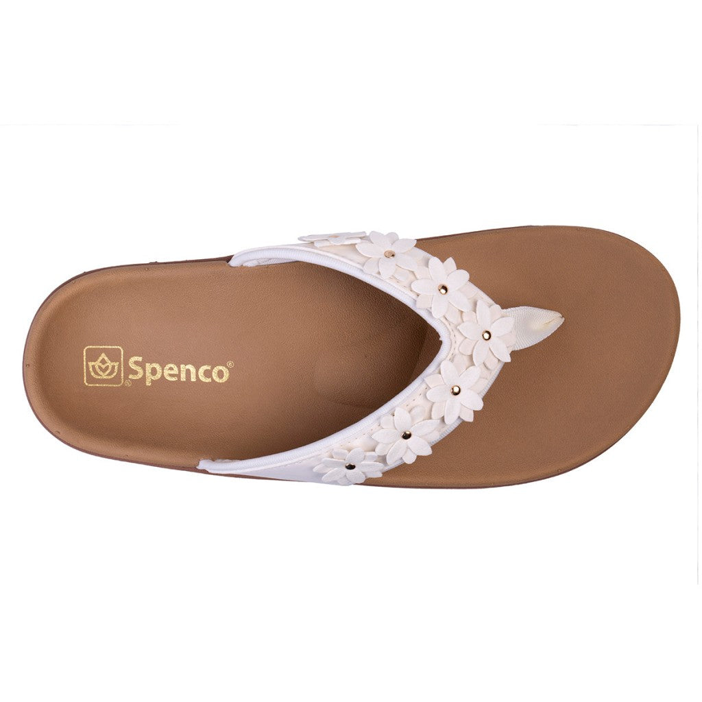Spenco Yumi Belize Orthotic Support Women's Sandals - White - Product View - 7