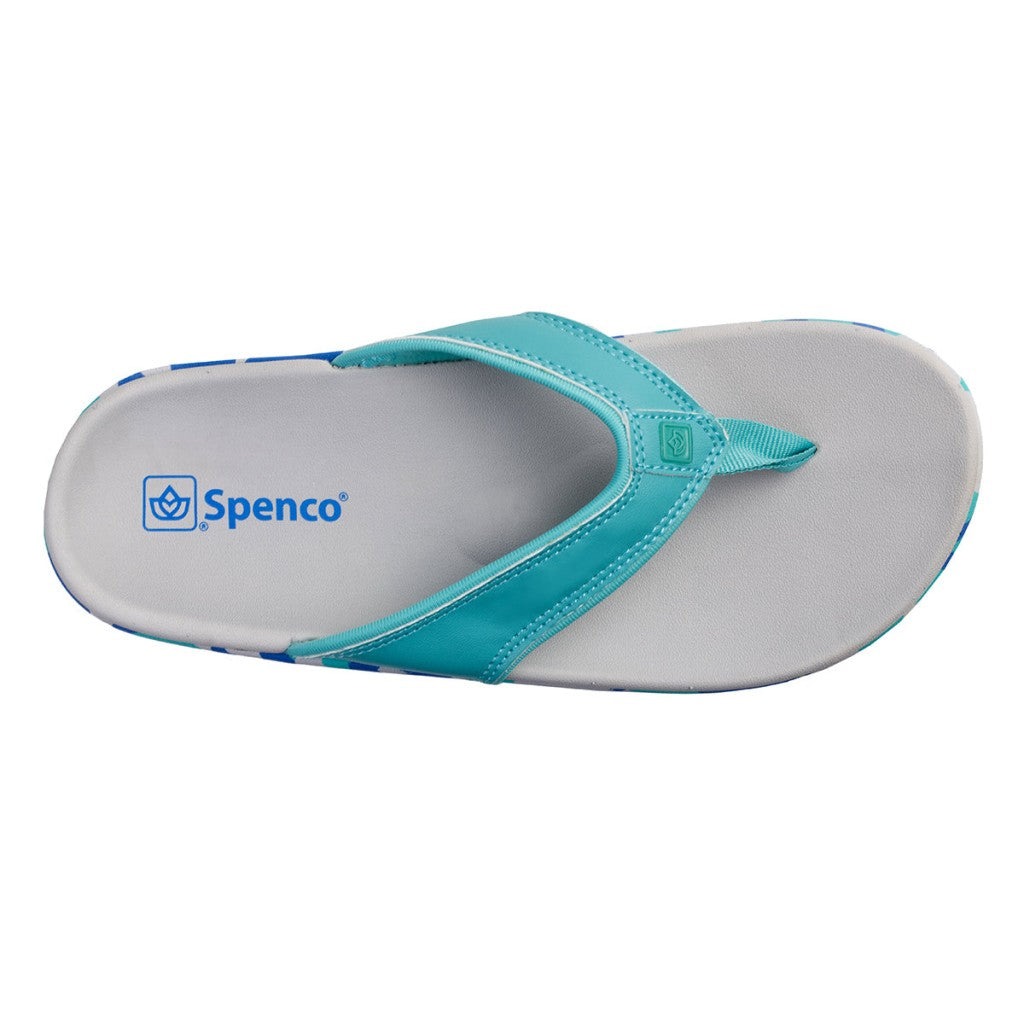 Spenco Yumi Camo Supportive Full Contact Comfort Women's Sandals - Lagoon - Product View - 7