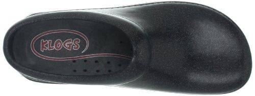Klogs Springfield Closed Back Unisex Clogs - Black Shimmer