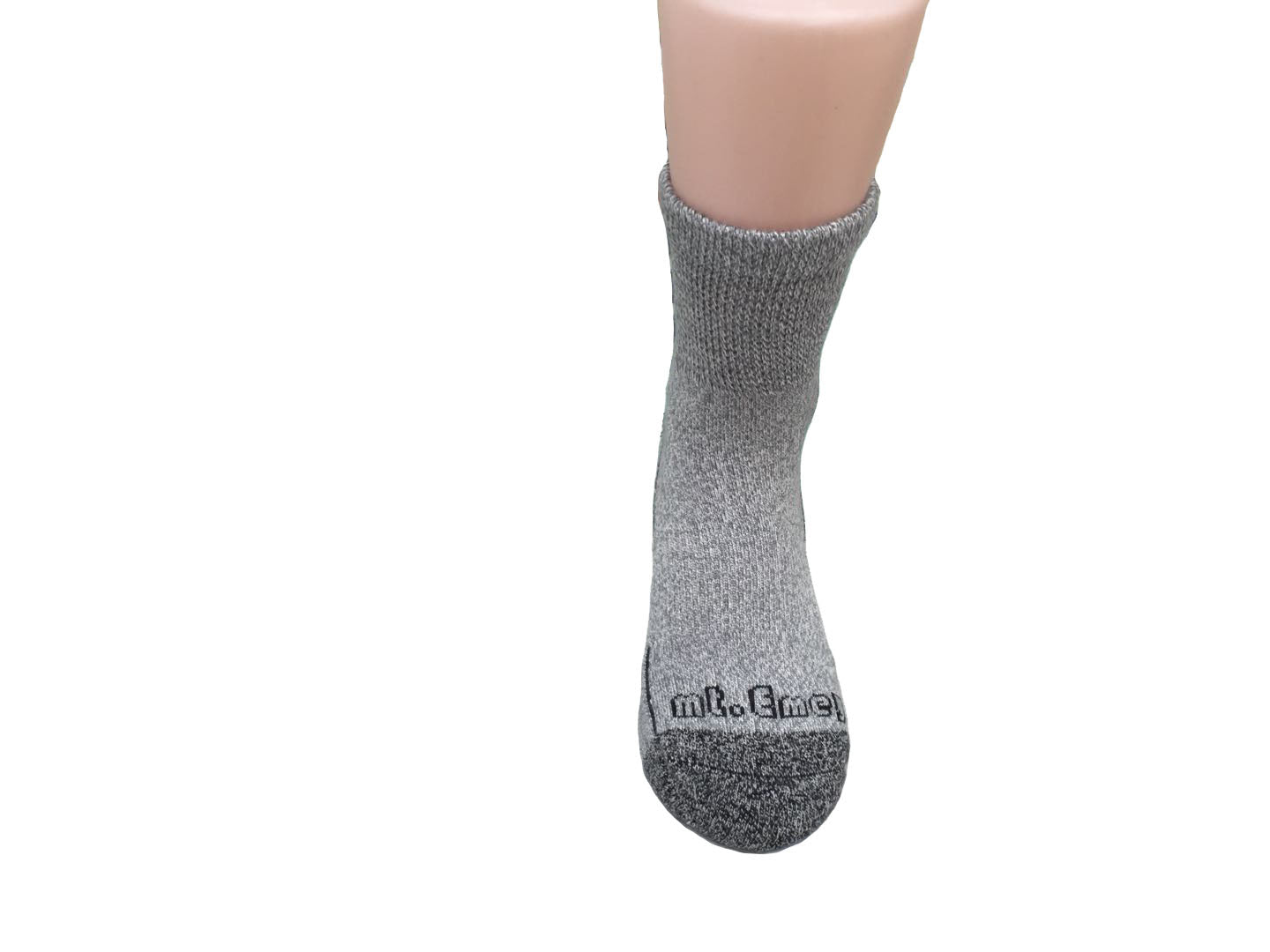 Mt. Emey Diabetic Socks - Gray - Mini-Crew - manufacturer photo 2 (six-pair offer)