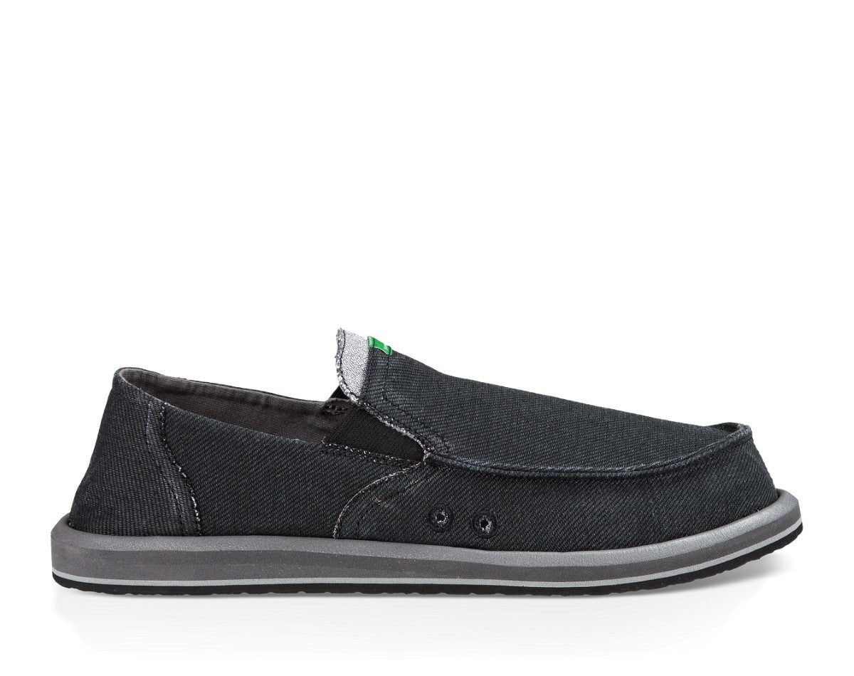 Sanuk Pick Pocket Denim Men's Casual Sidewalk Surfer - Free