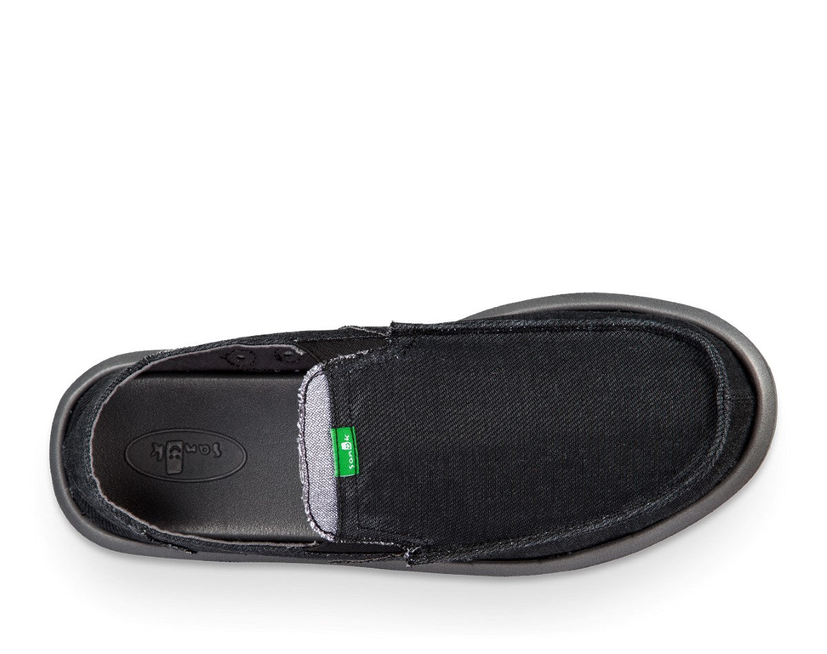 Sanuk Pick Pocket Denim Men's Casual Sidewalk Surfer - Free