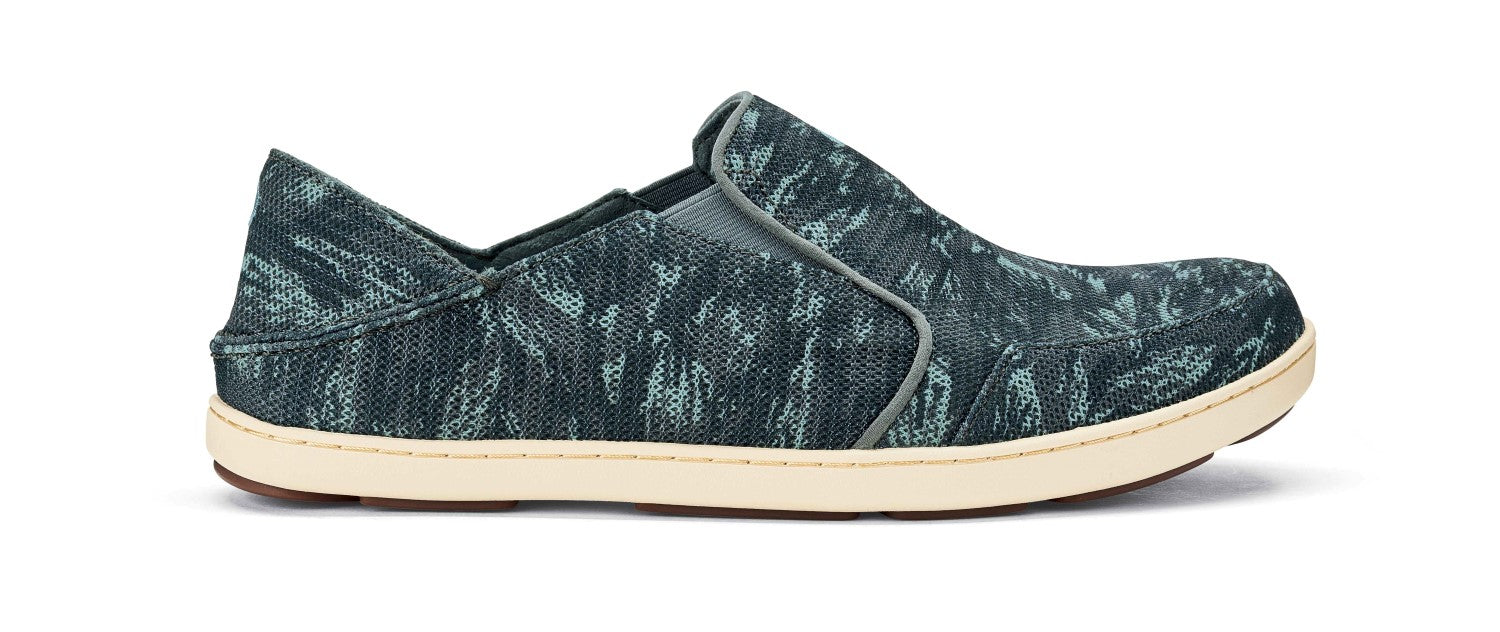 OluKai Nohea Mesh - Men's Casual Shoes - Charcoal / Dive Camo - Profile