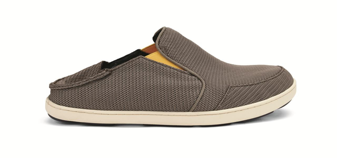 OluKai Nohea Mesh - Men's Casual Shoes - Rock/Canoe - Drop-In-Heel