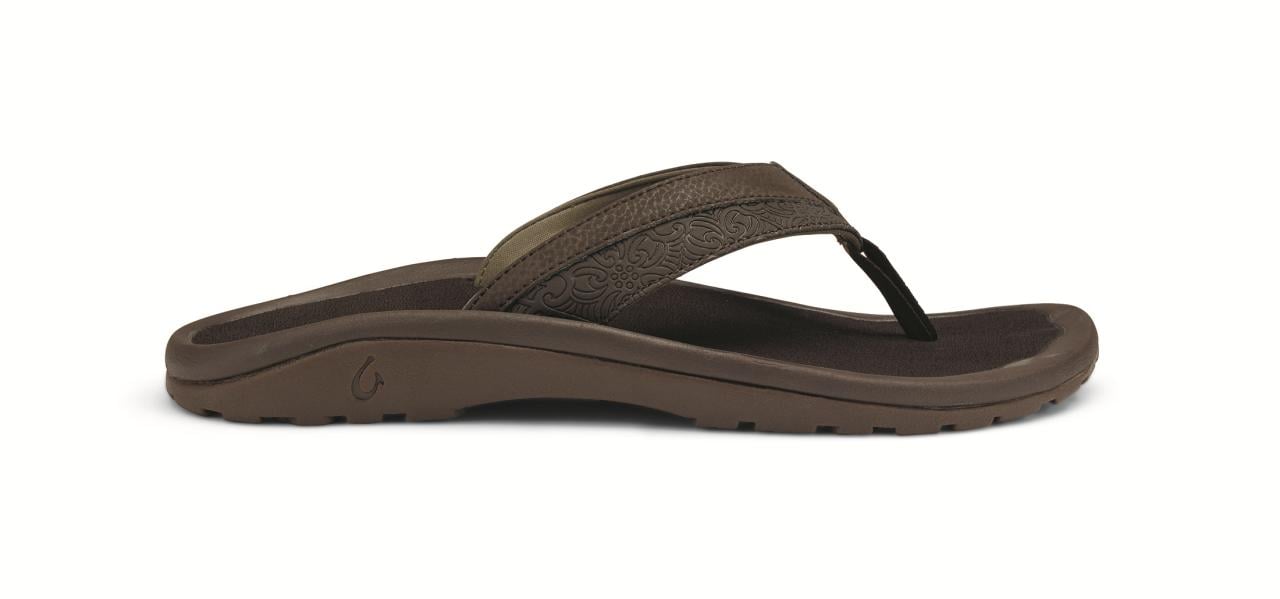 OluKai 'Ohana Koa - Men's Sandals - Dk Java / Dk Java - Profile main