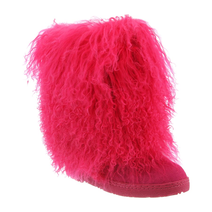 Bearpaw Boetis - Women's Furry Boots - 1294W - Electric/Pink
