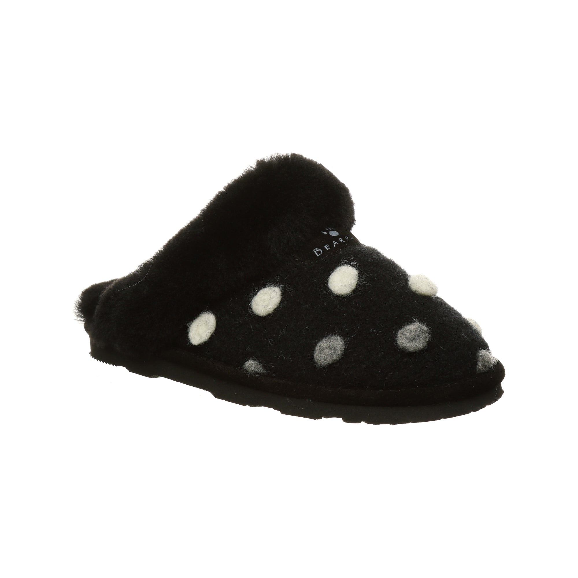 Bearpaw Effie Women's Cable Knit Slippers - 1674w in Black Print