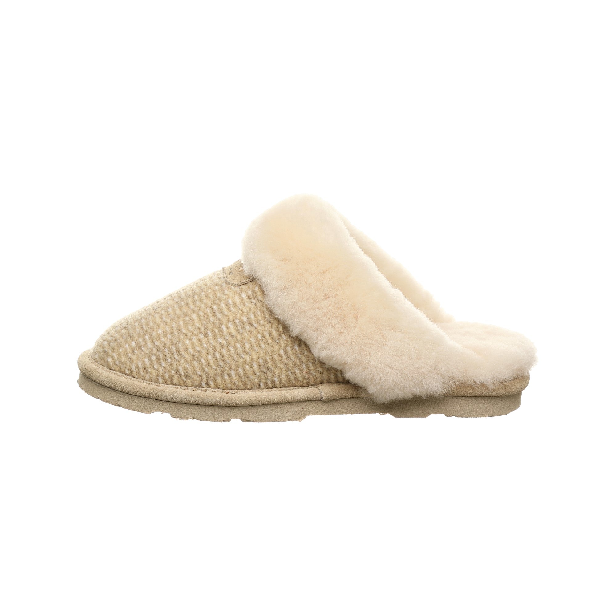 Bearpaw Effie - Women's Sheepskin Slipper - 1674W  125 - Oat - Side View