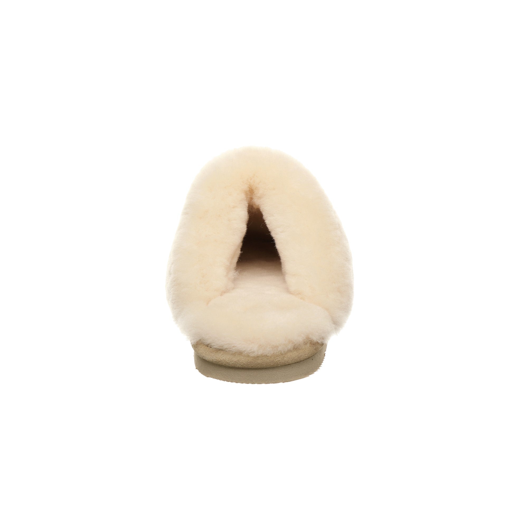 Bearpaw Effie - Women's Sheepskin Slipper - 1674W  125 - Oat - Back View