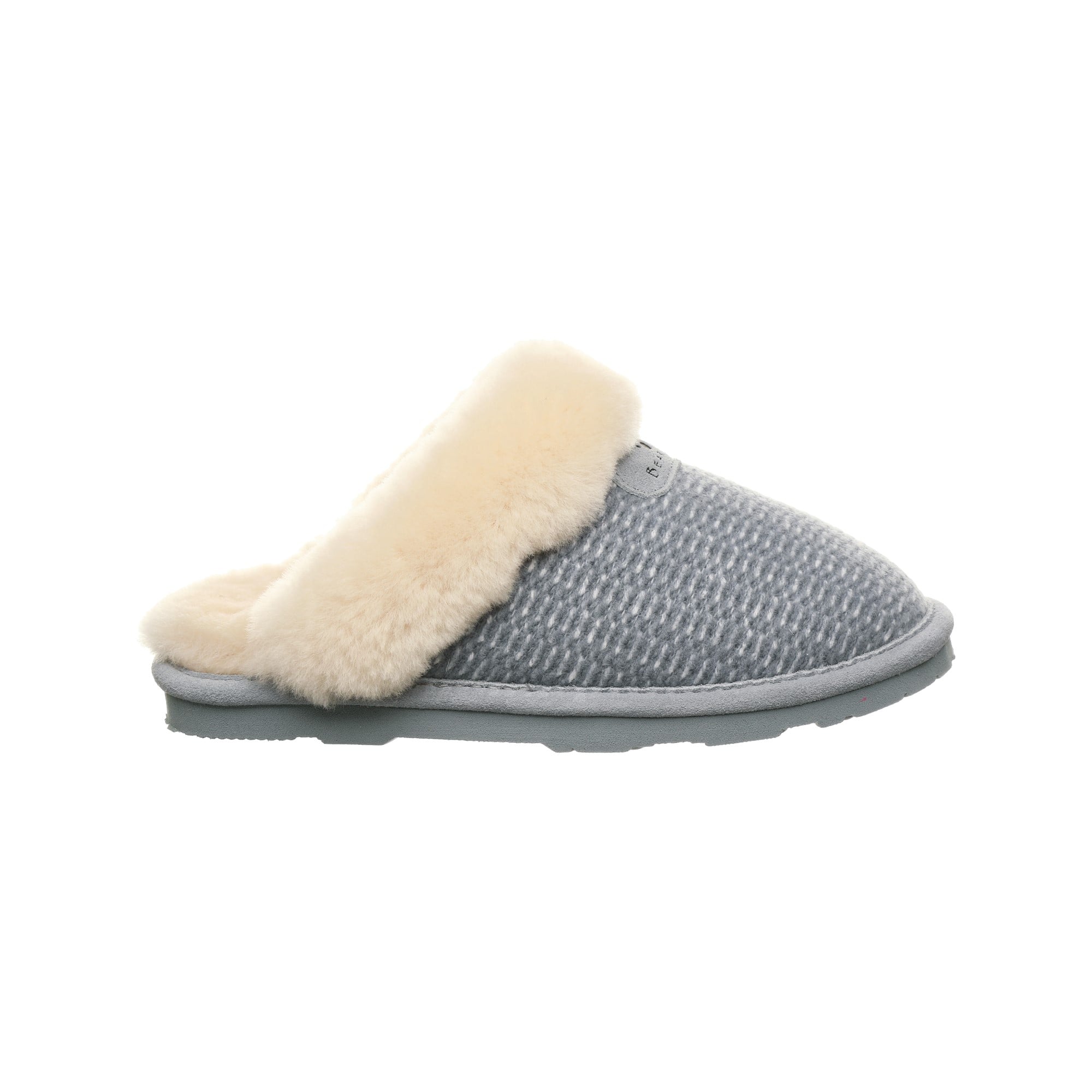 Bearpaw Effie - Women's Sheepskin Slipper - 1674W  340 - Blue Fog - Side View