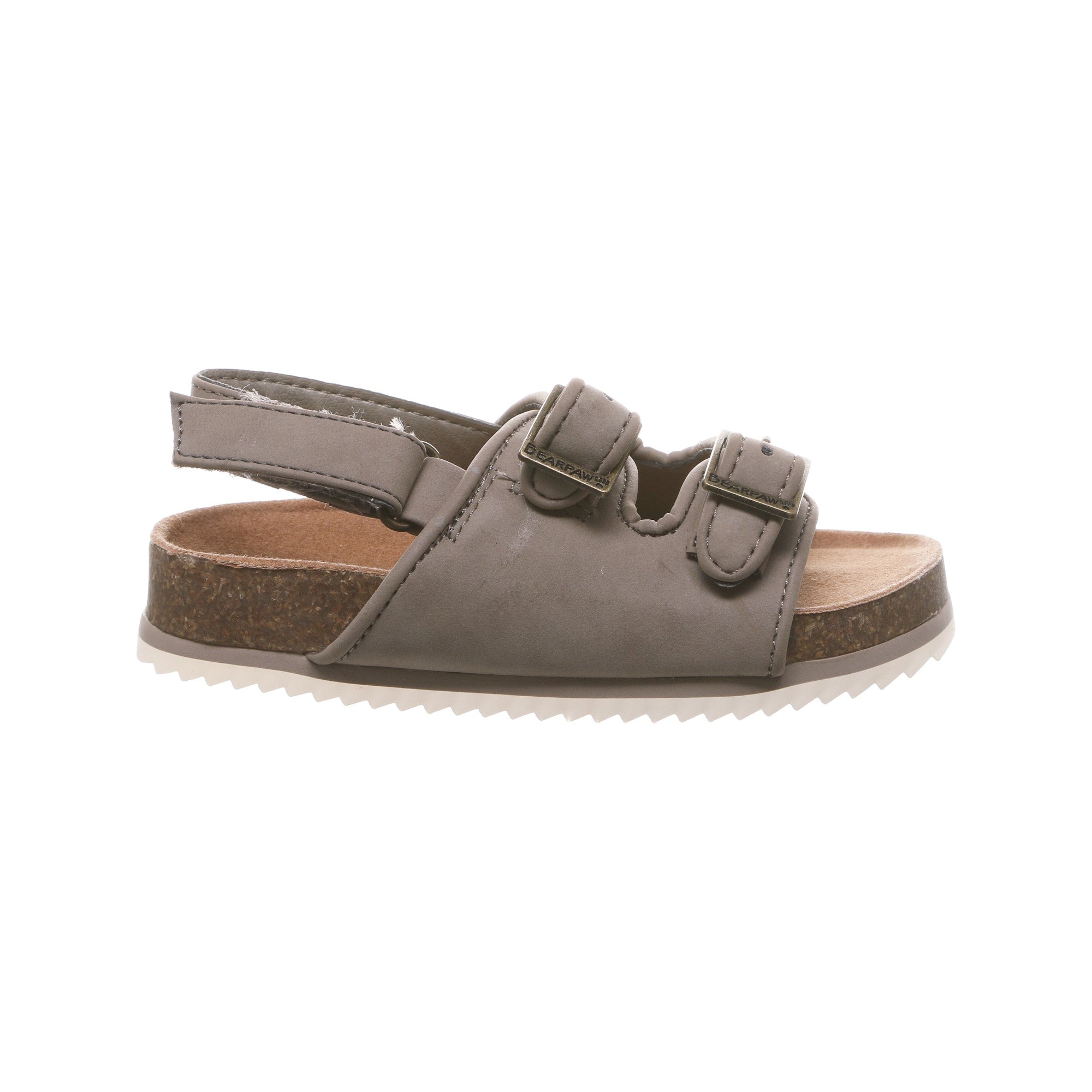 Bearpaw Brooklyn Toddler Toddler Knitted Textile Sandals - 1768T  276 - Stone - Side View