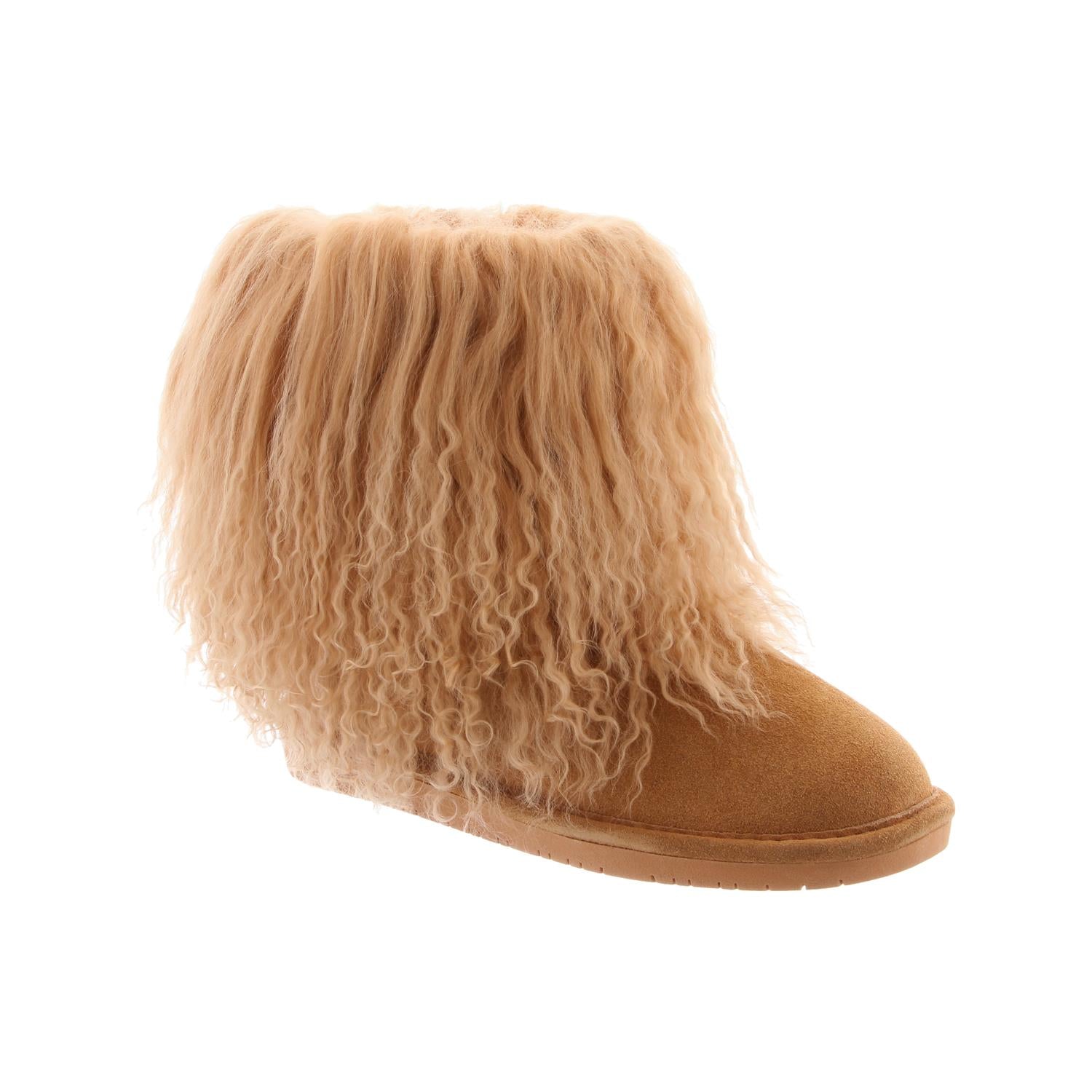 Bearpaw Boo - Women's 7 Inch Furry Boot - 1854W -  1854W Boo Wheat 1