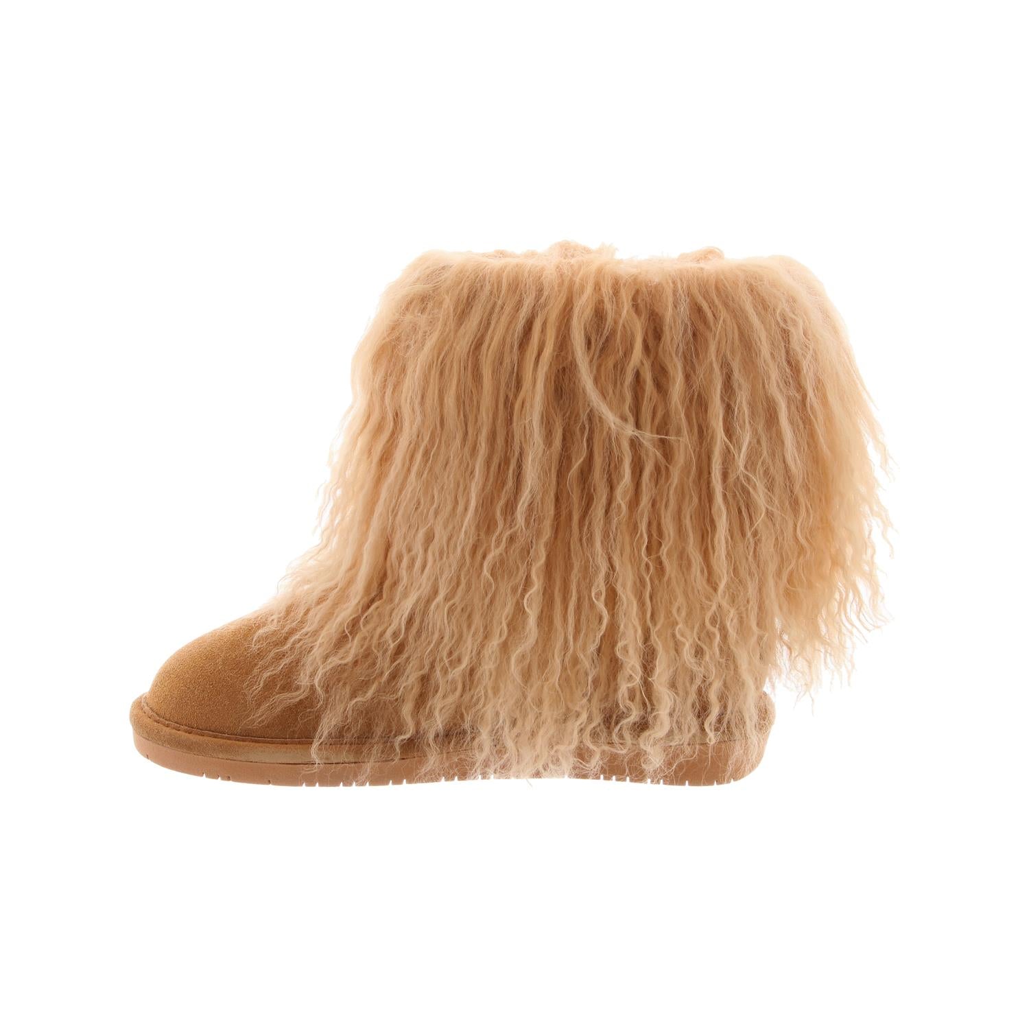 Bearpaw Boo - Women's 7 Inch Furry Boot - 1854W -  1854W Boo Wheat 3