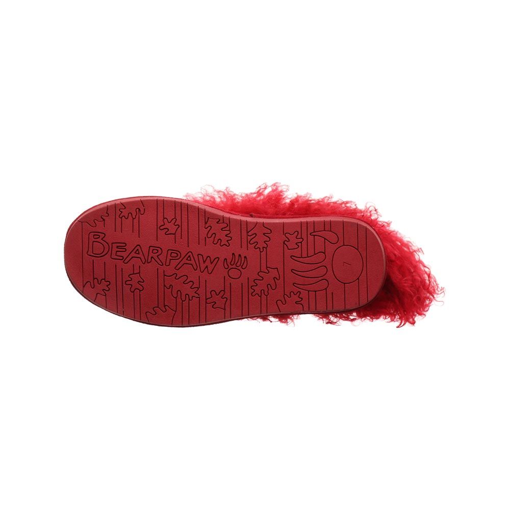 Bearpaw Boo - Women's 7 Inch Furry Boot - 1854W -  1854w Red alt3 zoom
