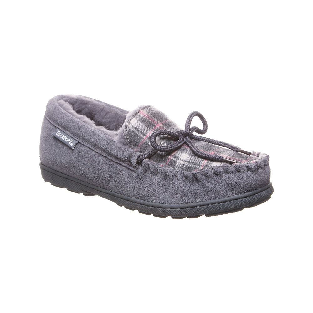 Bearpaw Mindy - Women's Warm Moccasin Slippers -  1961w Blue zoom
