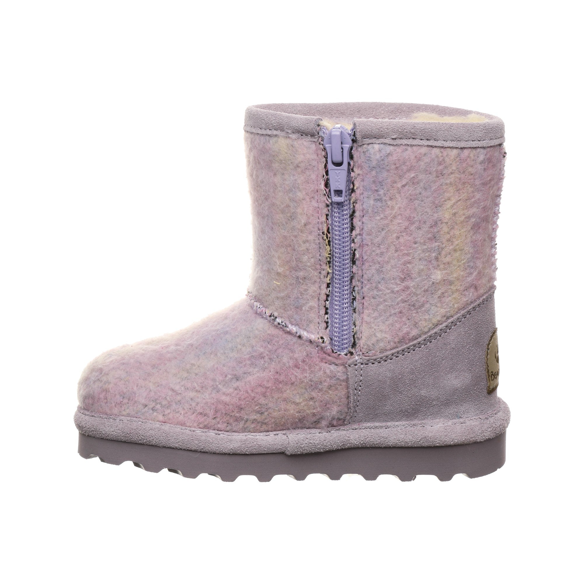 Bearpaw Elle Toddler Zipper Boot  641 - Wisteria - Side View