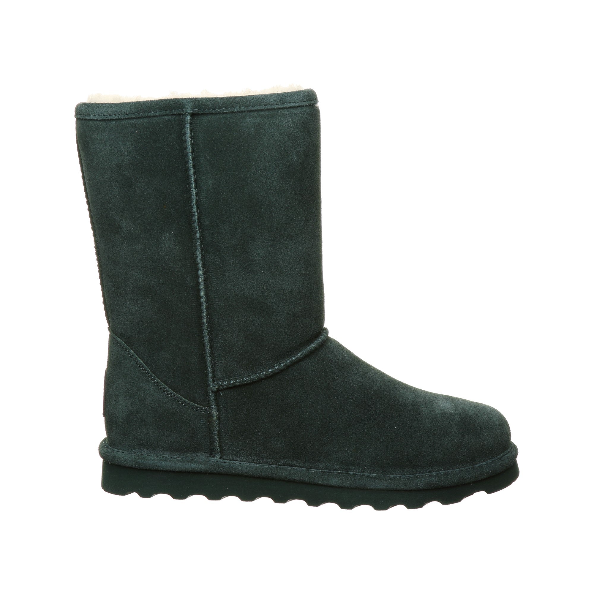 Bearpaw Elle Short - Women's Snow Boot - 1962W  451 - Dark Green - Side View