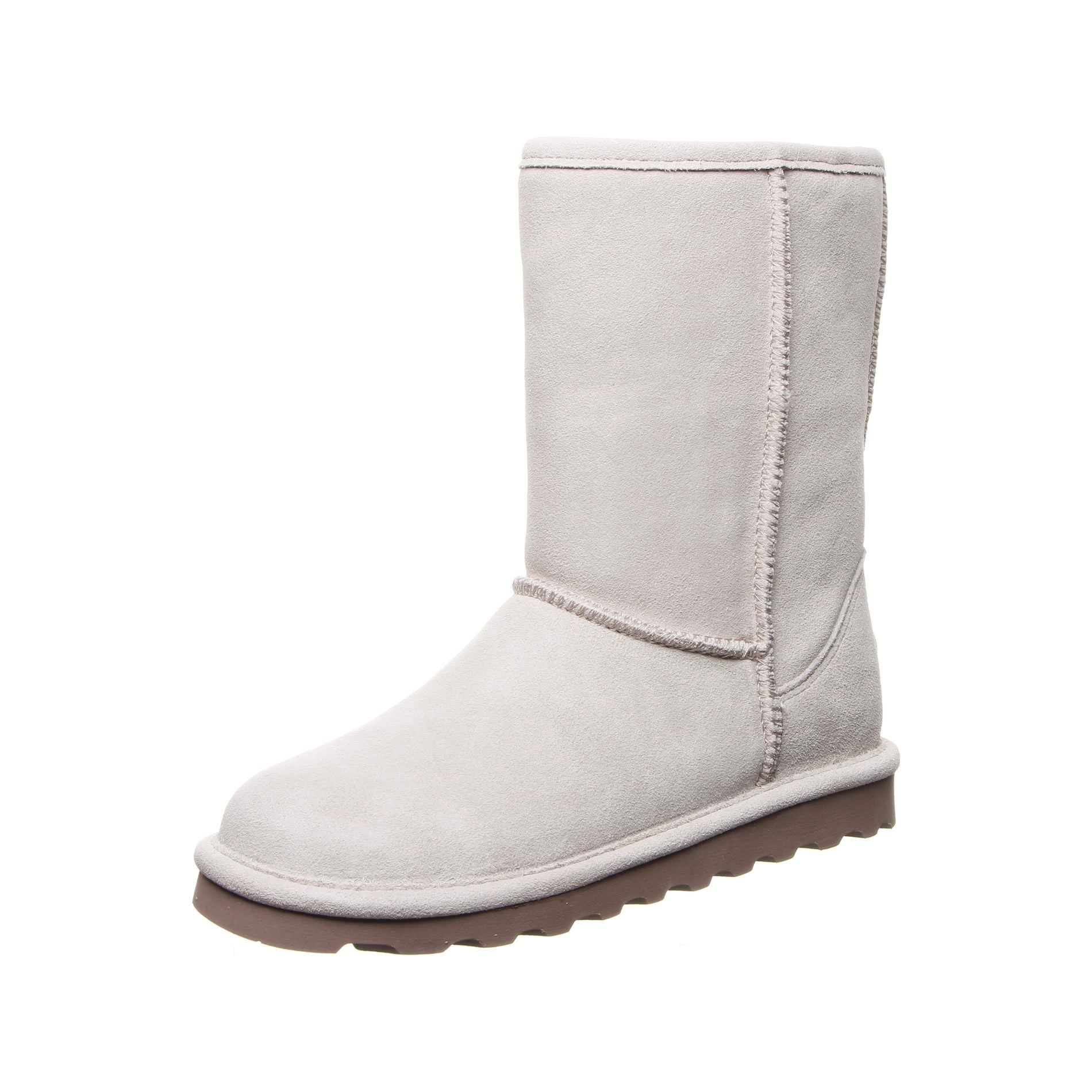 Bearpaw Elle Short - Women's Snow Boot - 1962W  909 - Winter White - Profile View