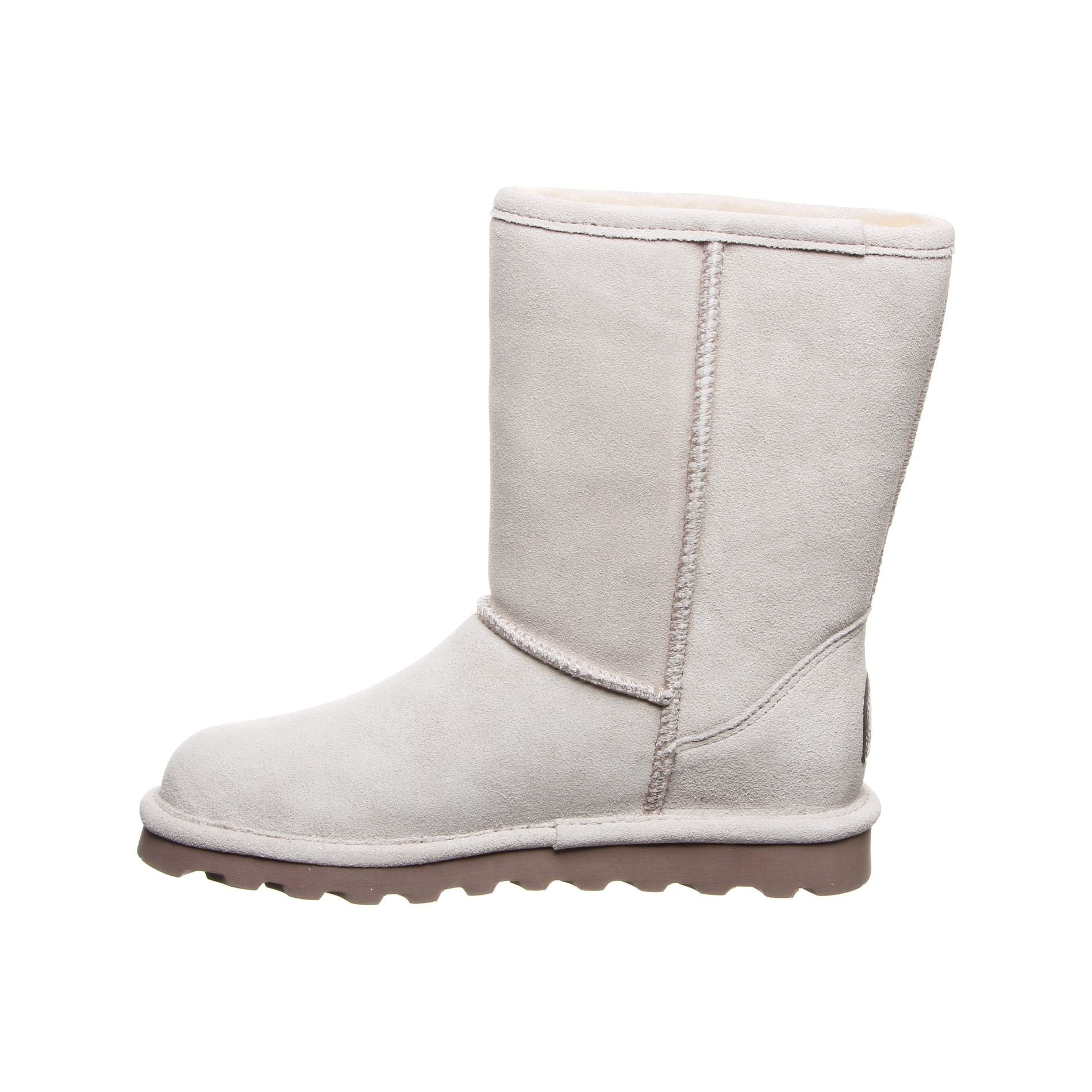Bearpaw Elle Short - Women's Snow Boot - 1962W  909 - Winter White - Side View