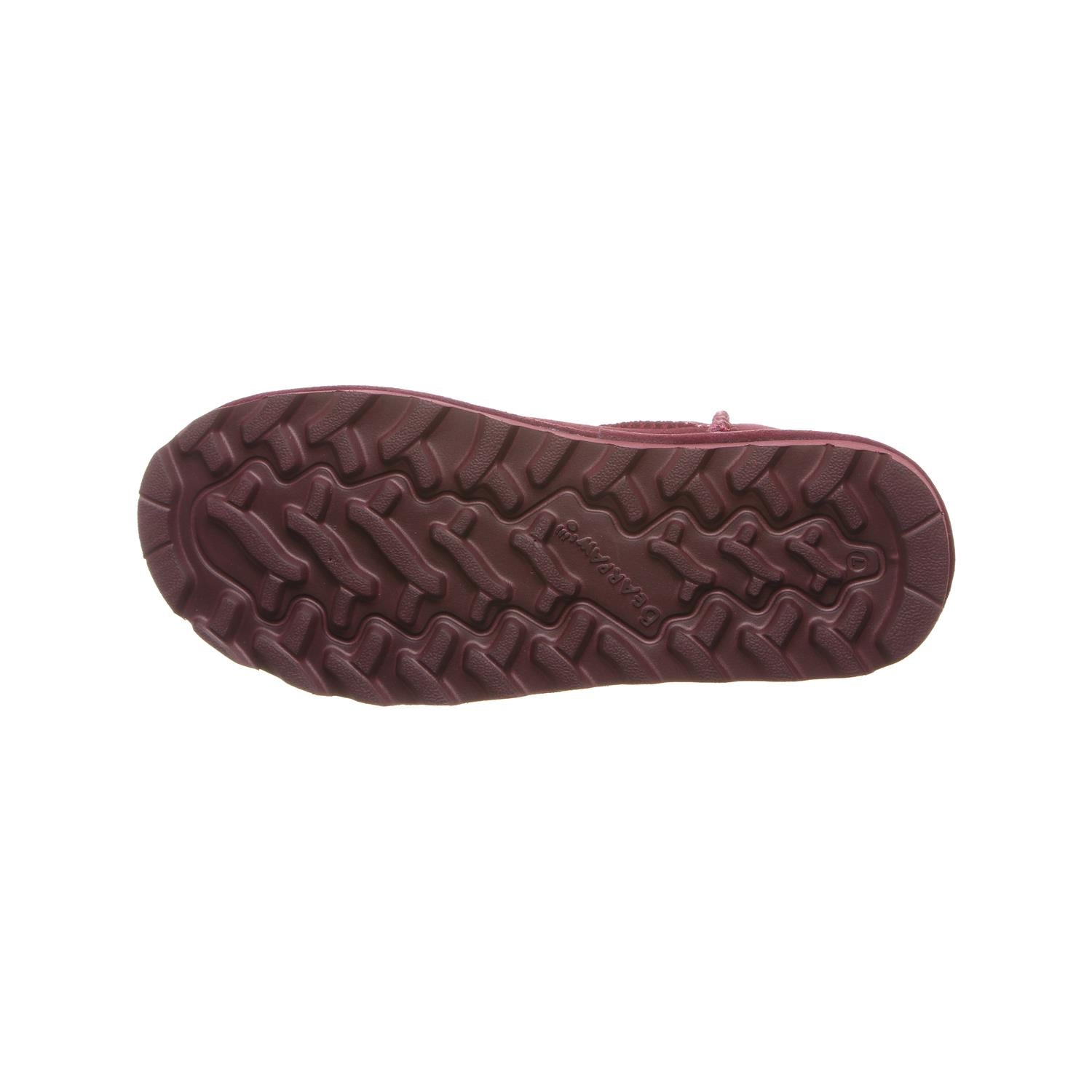 Bearpaw 1962W  Elle-short Wine 667 - Bottom View