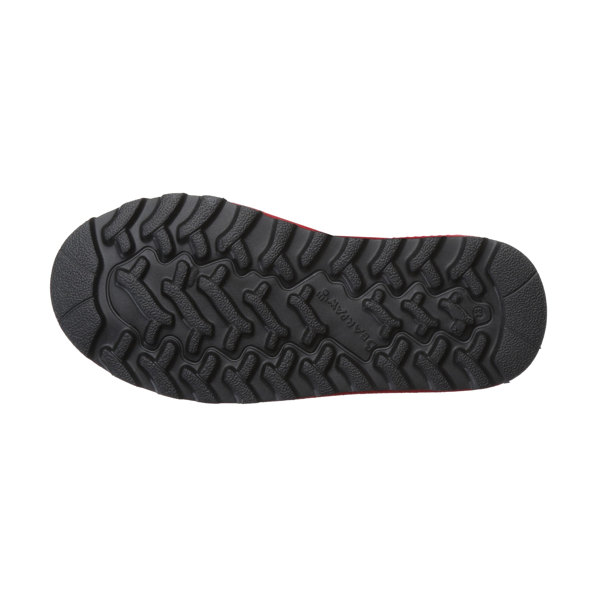 Bearpaw Elle Kid's Boot - Youth  614 - Red - Bottom View