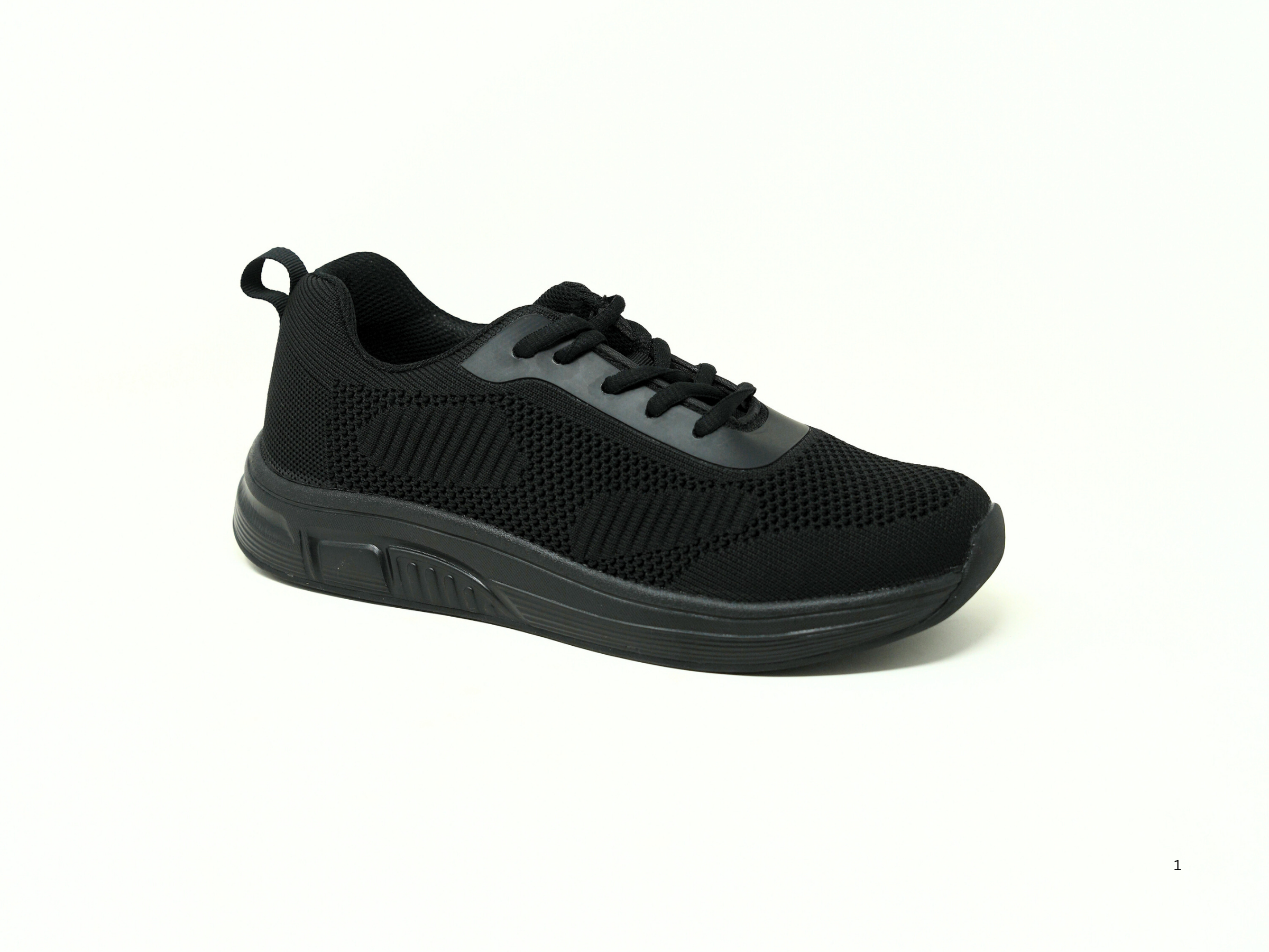FITec 9328 - Lady's Added-Depth Extreme-Light Knitted Walking Shoe - Black