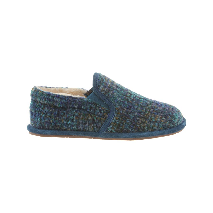 Bearpaw Alana - Women's Sheepskin Wool Slipper - 2010W - Slate Blue