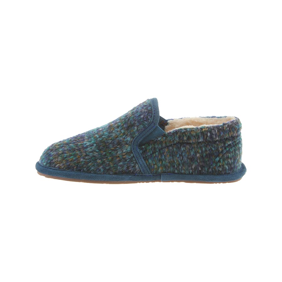 Bearpaw Alana - Women's Sheepskin Wool Slipper - 2010W - Slate Blue