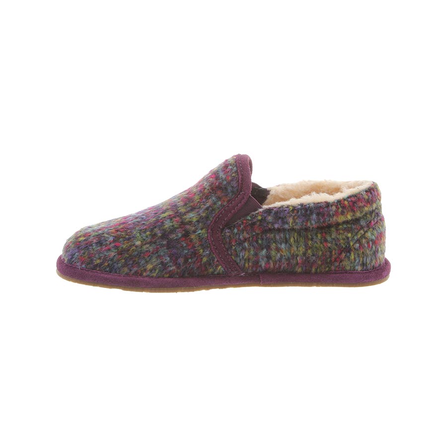 Bearpaw Alana - Women's Sheepskin Wool Slipper - 2010W - Plum