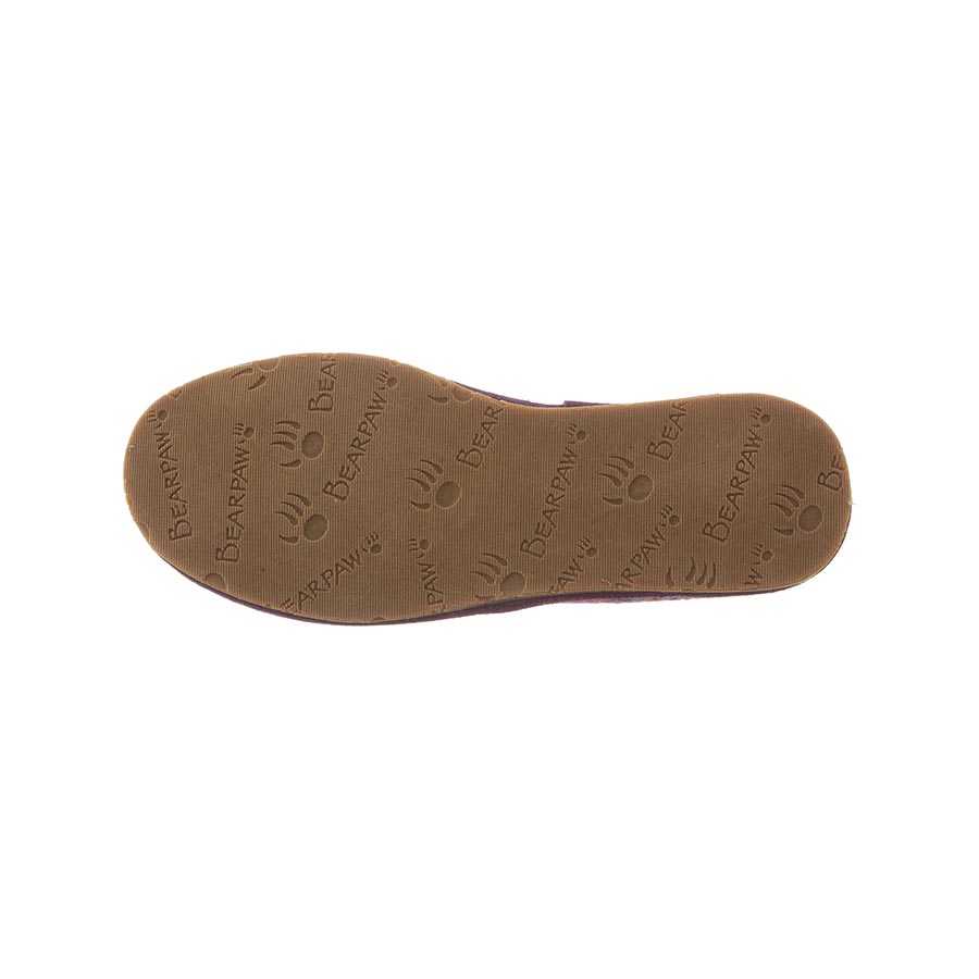 Bearpaw Alana - Women's Sheepskin Wool Slipper - 2010W - Plum