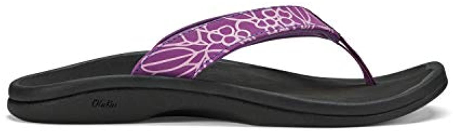 Olukai 'Ohana Women's Flip Flops - Bright Violet/Onyx
