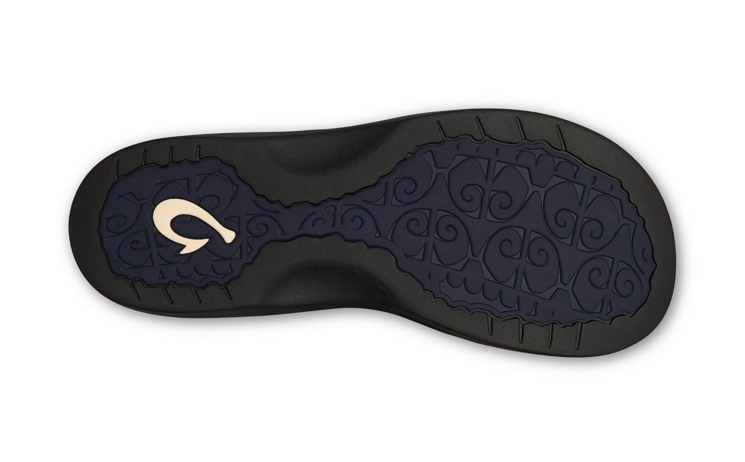 Olukai 'Ohana Women's Flip Flops - Trench Blue / Black