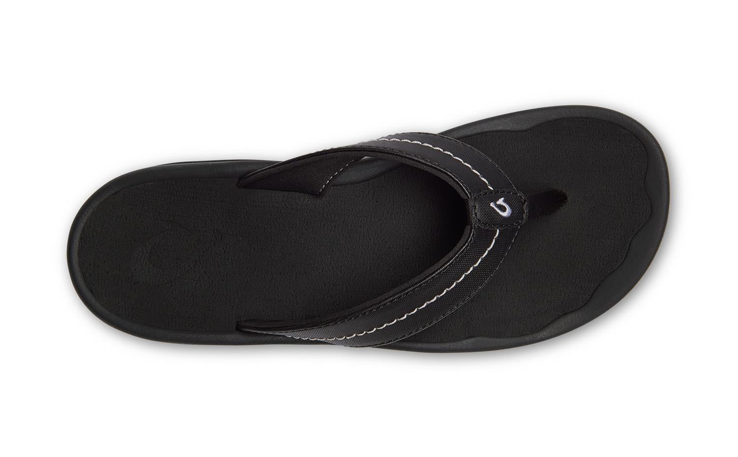 Olukai 'Ohana Women's Flip Flops - Lava Rock / Black