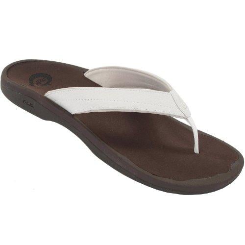 Olukai \'Ohana Women\'s Flip Flops - Off White / DkJava