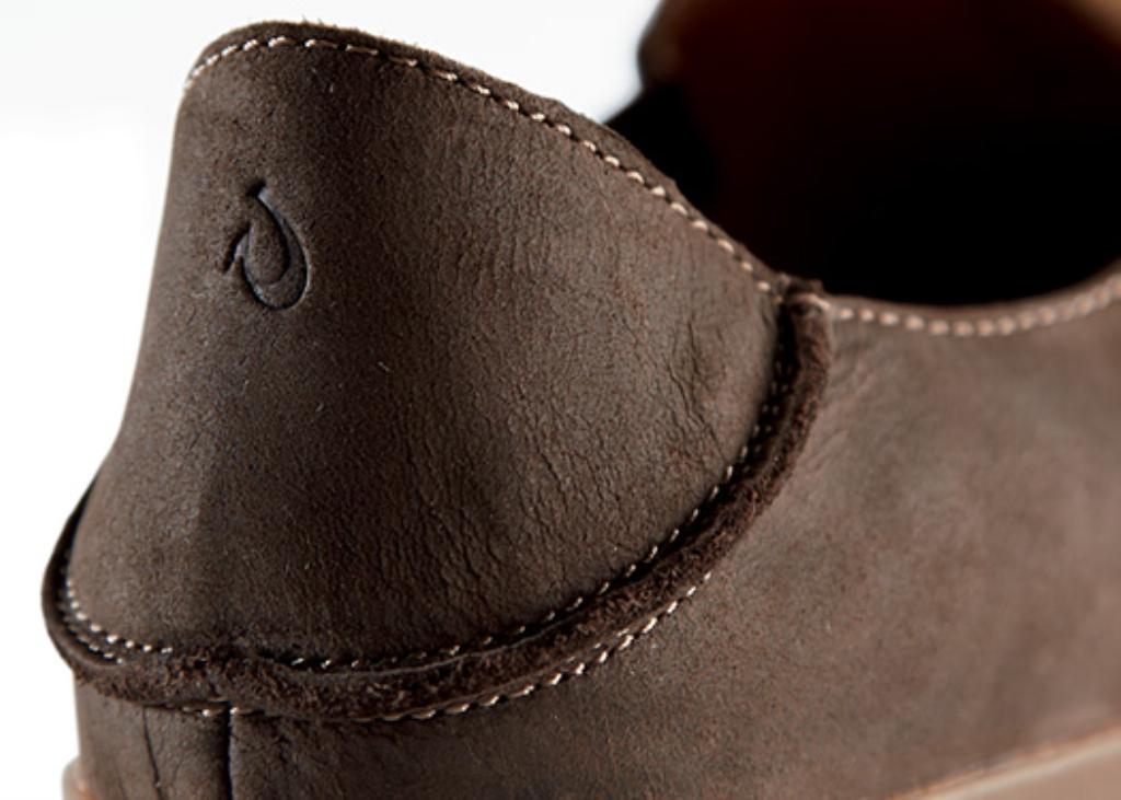 Olukai Nohea Nubuck - Women's Comfort Shoe - Dk Java / Tan - BV